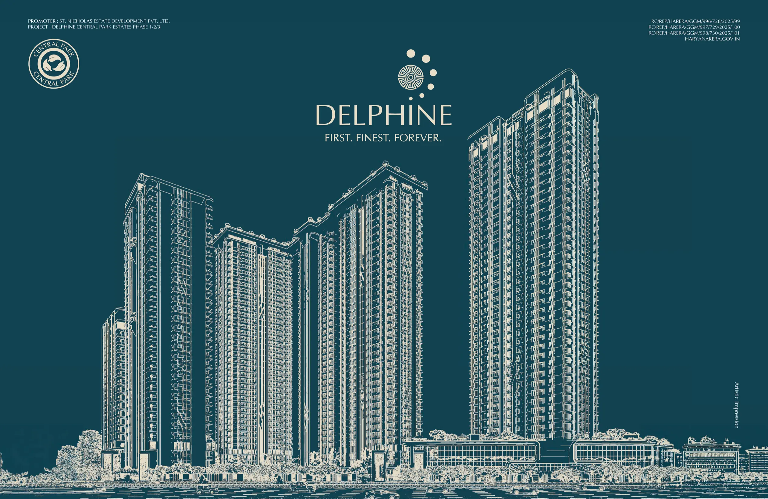 Central Park Delphine – Facade
